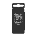 Набор бит SL/PH/PZ Industrial с держателем в кейсе, 13 шт, Felo 02091016